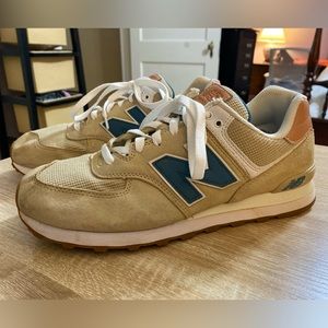 New Balance NB 574 “Incense Faded Mahogany” ML574TYC Mens Size 11.5 Beige